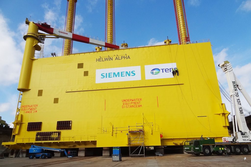 3Ker Ras Group Industriekletterer Referenzen Offshore Umspannwerk Siemens